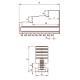 BISON Hard Solid Jaws for 4-jaw Scroll Chuck Ø630 mm for outside clamping type 36**/37**